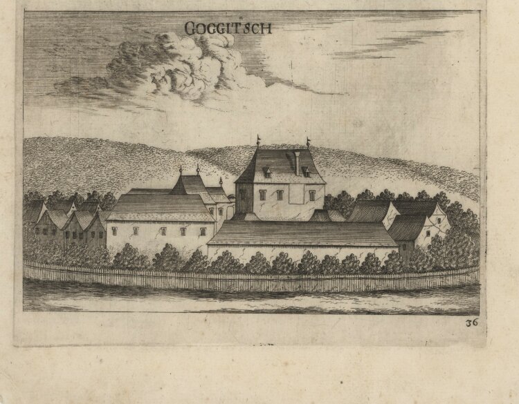 Georg Matthäus Vischer - Schloss Goggitsch Jägerhof - 1672 - Kupferstich
