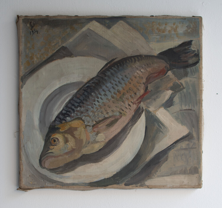 Gerhard Schulte-Dahling - Stillleben mit Fisch - 1934 -...