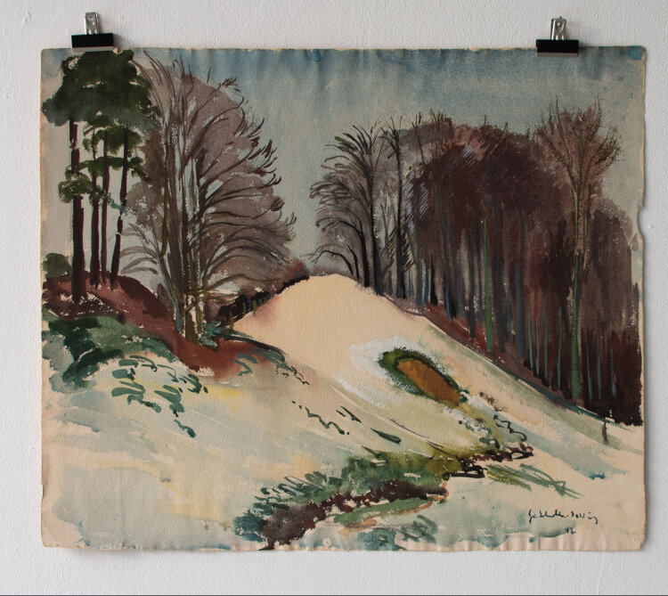 Gerhard Schulte-Dahling - Landschaft - 1947 - Aquarell