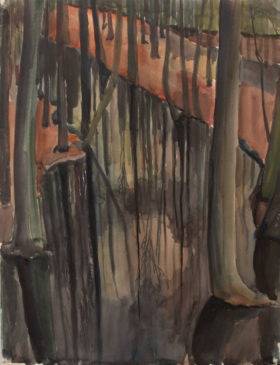 Gerhard Schulte-Dahling - Wald - 1933 - Aquarell