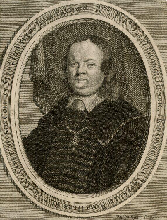 Philipp Kilian - Bildnis des Heinrich Georg von Künßberg - o.J. - Kupferstich