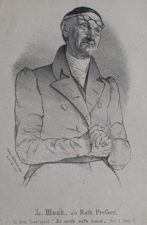Julius Wallenstein - Porträt Johann Leonhard Meck...