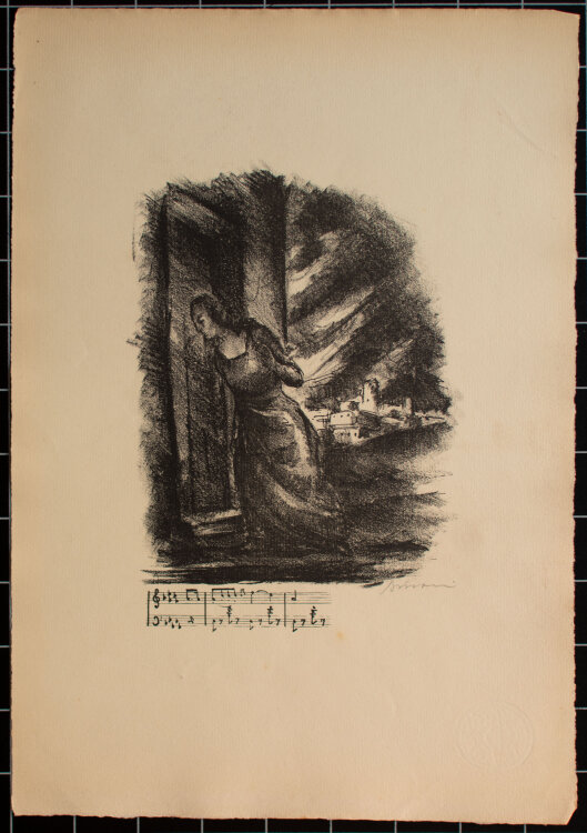 Rafaello Busoni - Rigoletto - 1924 - Lithografie