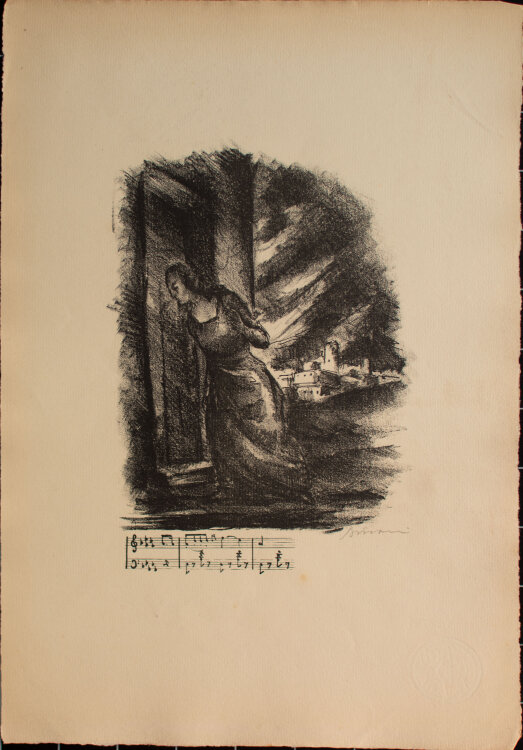 Rafaello Busoni - Rigoletto - 1924 - Lithografie