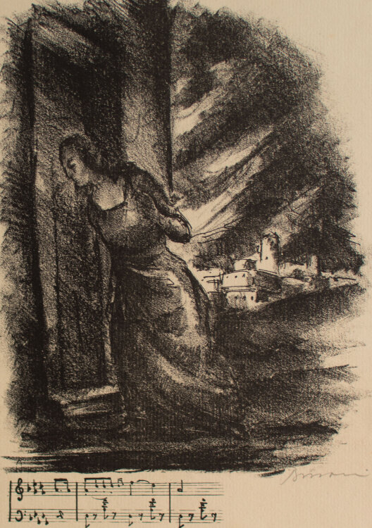 Rafaello Busoni - Rigoletto - 1924 - Lithografie