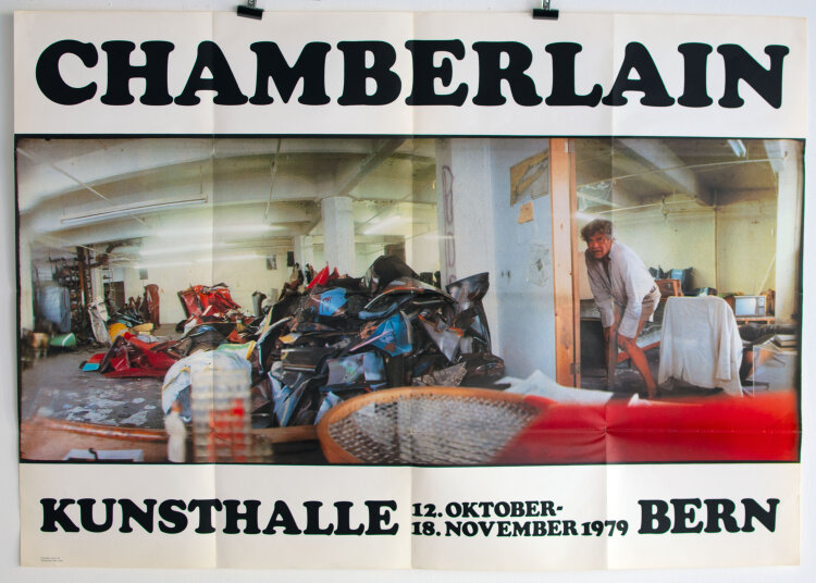 John Angus Chamberlain - Chamberlain, Kunsthalle Bern - 1979 - Plakat, Seriegraphie