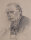 Max Lefeber - Porträt eines Mannes mit Schnauzer - 1914 - Kohlezeichnung