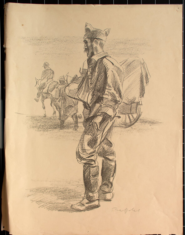 Unbekannt - Soldat - o.J. - Lithografie