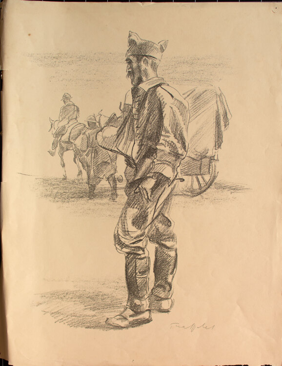 Unbekannt - Soldat - o.J. - Lithografie