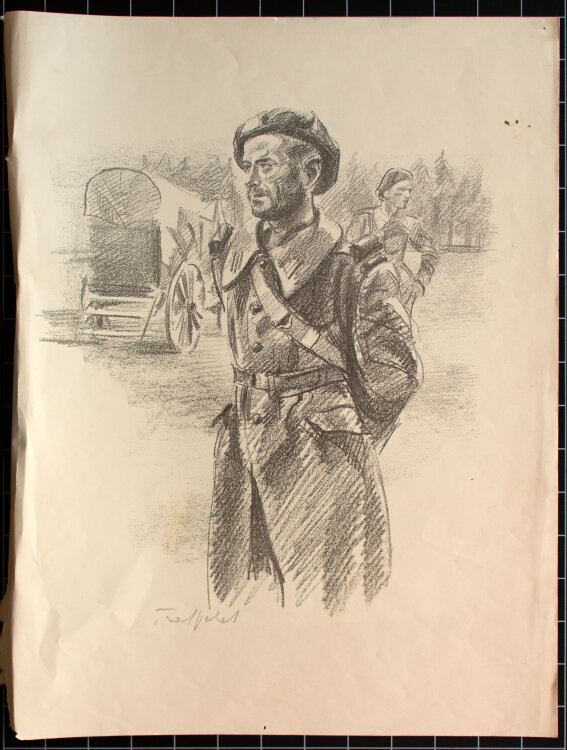 Unbekannt - Soldat - o.J. - Lithografie