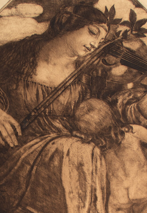 Ludwig Raders - Allegorie Musik - 1893 - Radierung