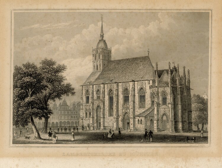 Henry Winkles - Lambertikirche zu Münster - o.J. -...