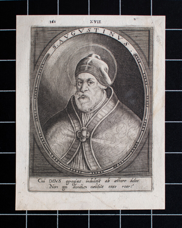 Raphael Custos - Porträt Heiliger Augustinus - 1624...