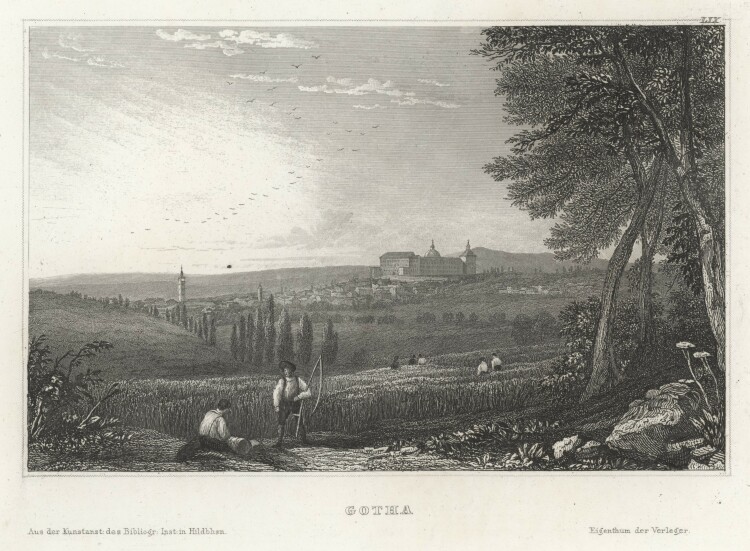 Unbekannt - Gotha - um 1835 - Stahlstich