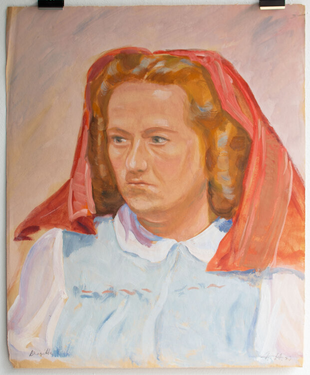 Fritz Hellmich - Frauenporträt, Brigitte - 1943 -...