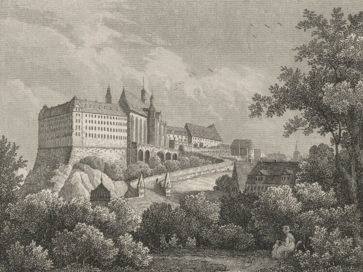 Schiffner (Verleger) - Schloss zu Altenburg - um 1845 -...