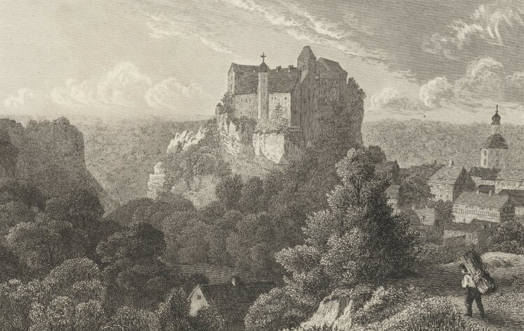 Lemaitre (Herausgeber) - Burg Hohenstein - um 1840 -...