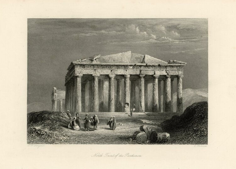 E. Roberts - North Front of the Parthenon - o.J. -...