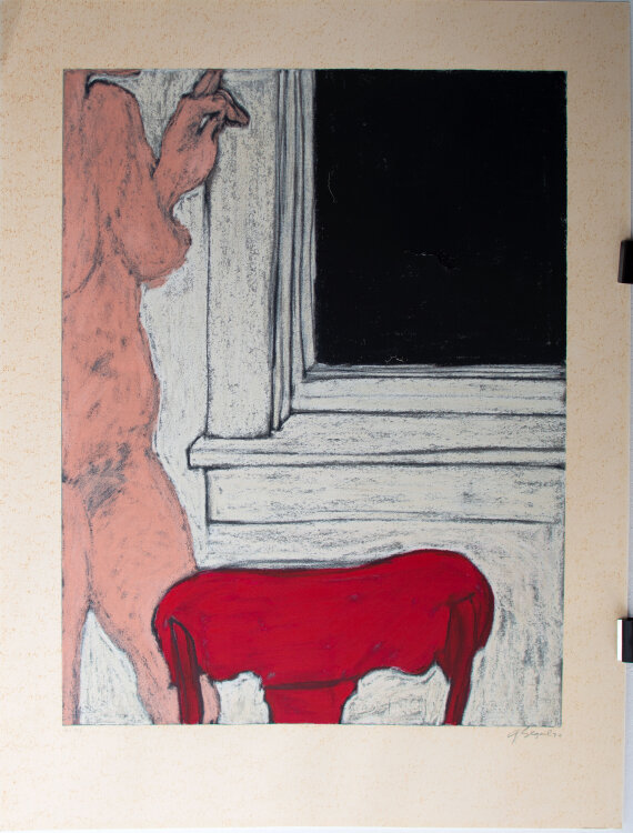 George Segal - ohne Titel, von der Six Serigraphs Portfolio - 1970 - Siebdruck