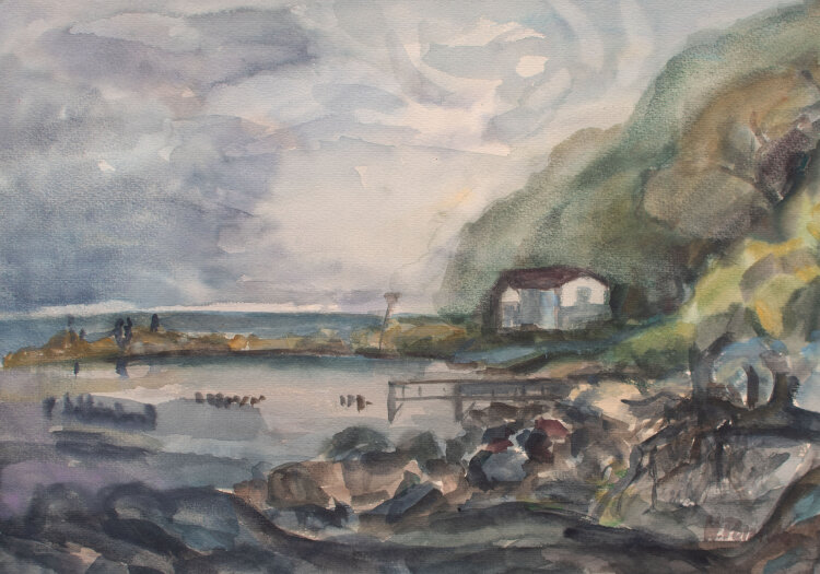 Hanne Petrick - Küstenort, Insel Rügen - o.J. - Aquarell