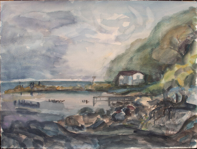 Hanne Petrick - Küstenort, Insel Rügen - o.J. - Aquarell