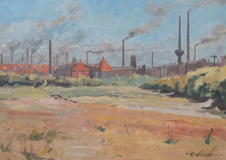 Edgar Windt - Neumünster, Schleswig-Holstein - 1934 - Öl auf Malpappe