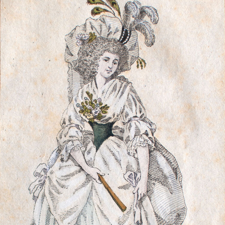 Georg Melchior Kraus - Englische Dame - um 1787 - Radierung