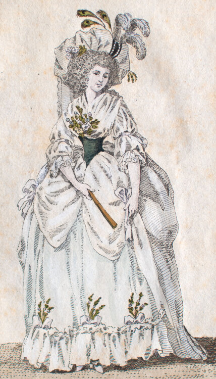 Georg Melchior Kraus - Englische Dame - um 1787 - Radierung