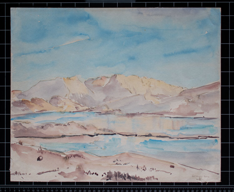 Gerhard Schulte-Dahling - Sulafjord in Norwegen - 1944 - Aquarell