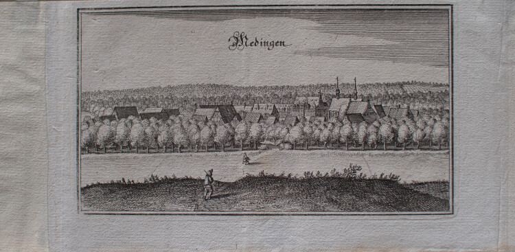Caspar Merian - Ansicht der Stadt Medingen (Bad Bevensen)...