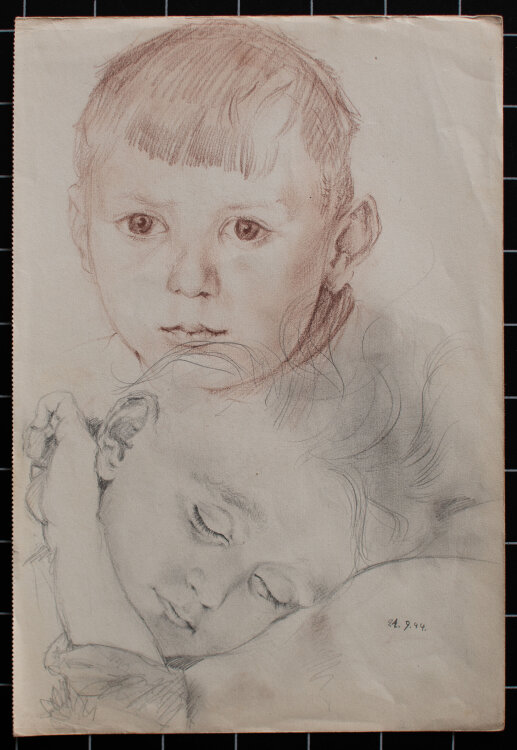 unbekannt - Kinderporträt, Knabe - 1944 -...