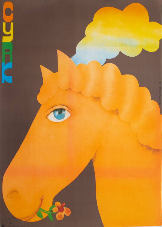 Jerzy Czerniawski - Zirkus Pferd - 1973 - Plakat