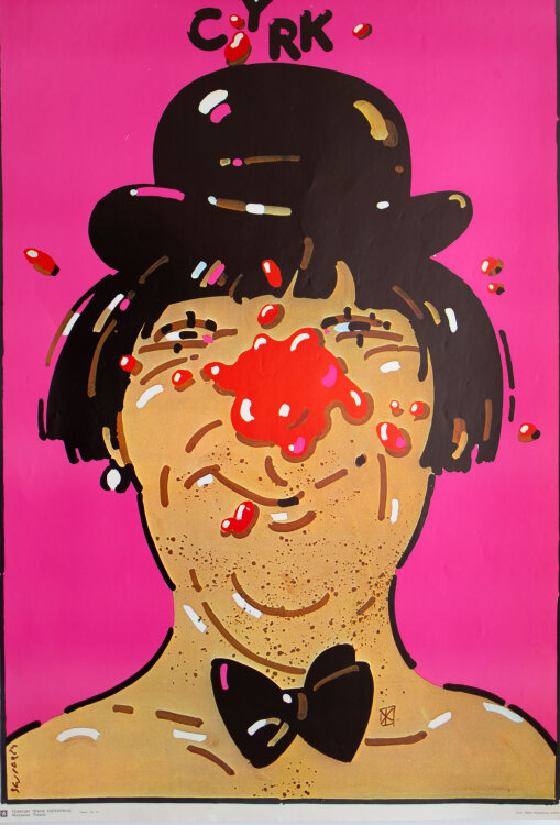 Waldemar Świerzy - Clown, Cyrk - 1980 - Offsetdruck