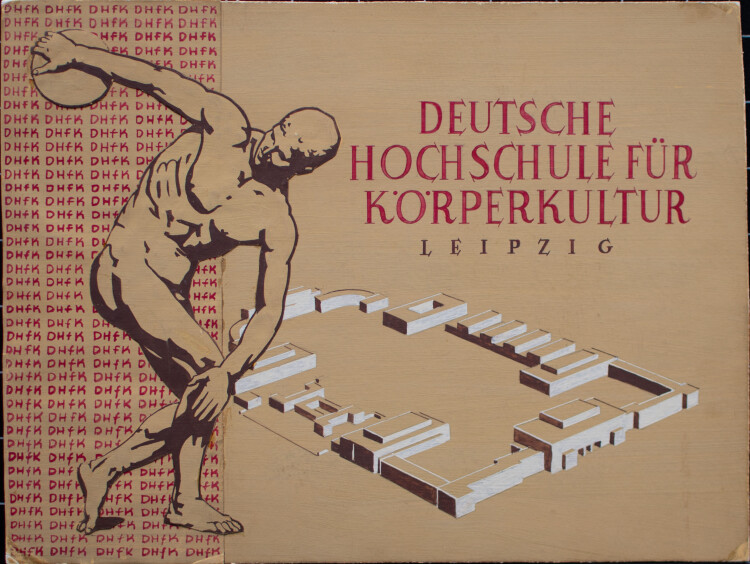 O. Hartmann - Deutsche Hochschule für Körperkultur Leipzig - o.J. - Collage, Entwurf