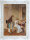Nach Otto Erdmann - Gespräch im Salon - nach 1890 - Bemalte Heliogravure, geklebt auf Keramikplatte, hinter Glas