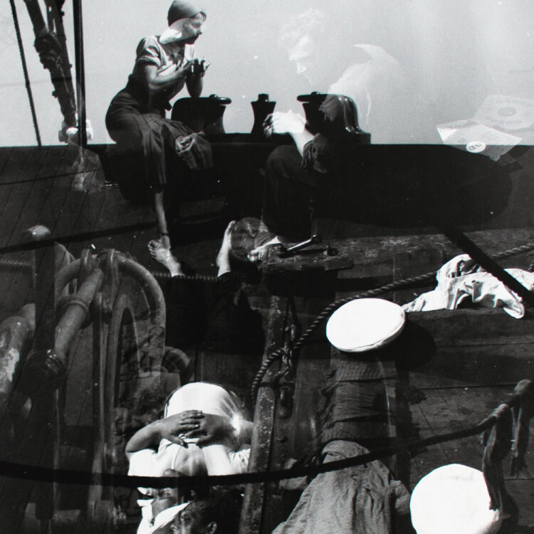 László Moholy-Nagy - An Deck, Skandinavienreise - um 1930/1994 - Fotografie