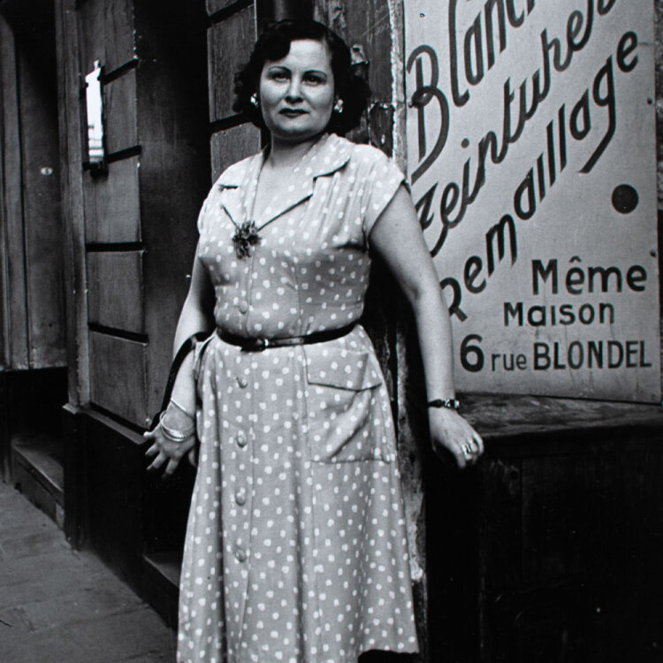 Lutz Dille - Rue Blondel, Paris - 1951 - Fotografie