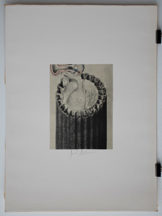 Sarah Schumann - Rohre im Kopf - 1981 - Farboffsetdruck