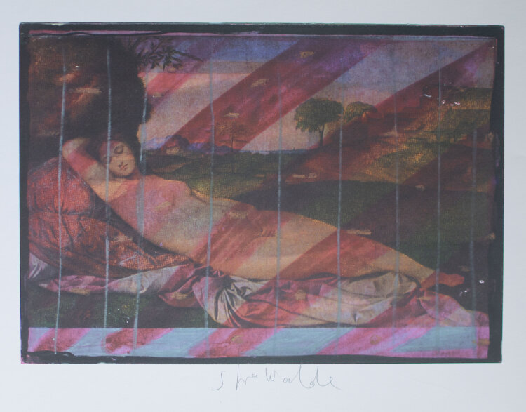 Strawalde - Aus der Serie: Schlummernde Venus - 1997 - Farboffsetdruck