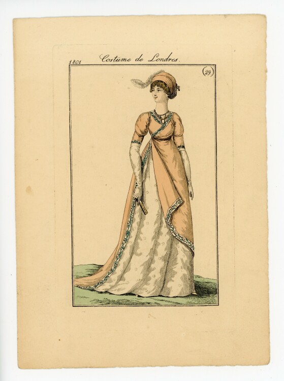 unbekannt - Costume de londres - 1801 - kolorierter Kupferstich