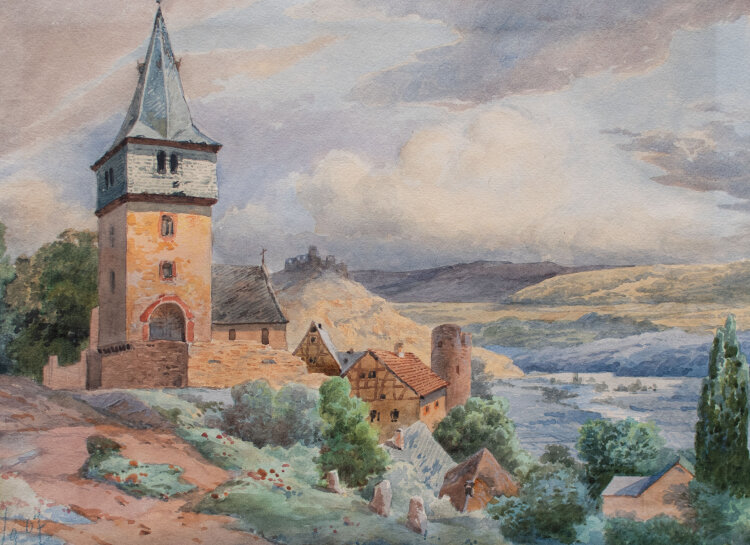 Unbekannt - Königstein im Taunus - 1907 - Aquarell