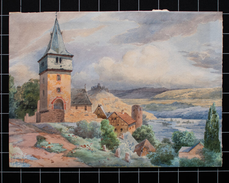Unbekannt - Königstein im Taunus - 1907 - Aquarell