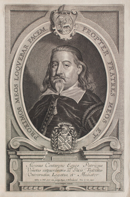 Pieter de Jode der Jüngere - Alvise Contarini - 1648 - Kupferstich