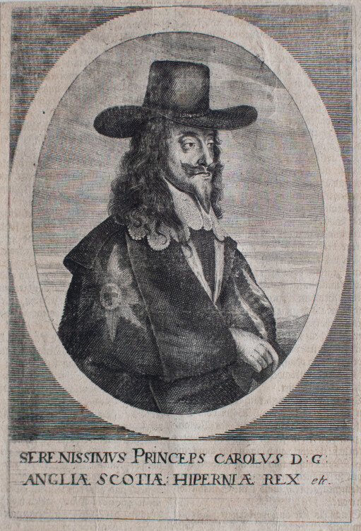 Matthäus Merian d.Ä. - König Charles I /Karl I. - 1652 - Kupferstich