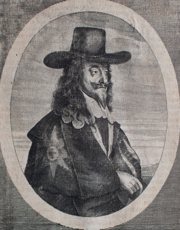 Matthäus Merian d.Ä. - König Charles I /Karl I. - 1652 - Kupferstich