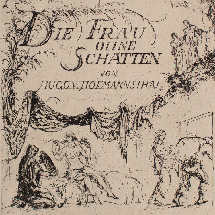 Hans Meid - Zu Hugo von Hofmannsthal - o.J. - Radierung