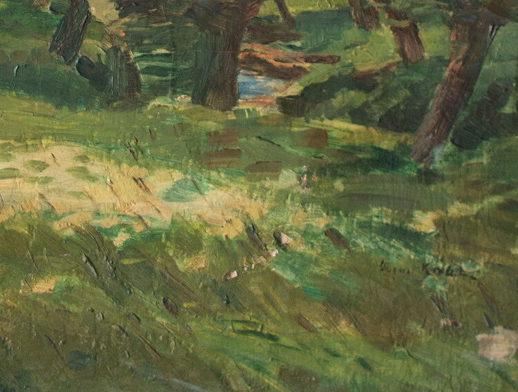 August Kaul - Landschaft - o.J. - Öl auf Leinwand
