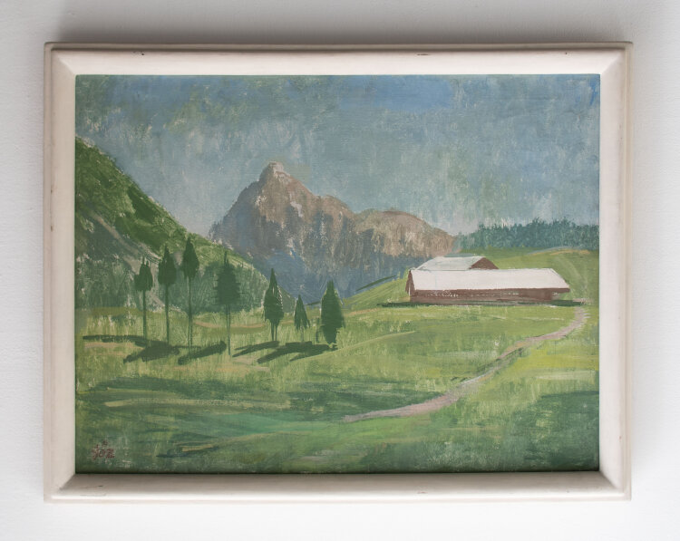 Hans Gött - Schwarzentenn Alm - 1929 - Öl auf Leinwand