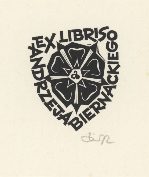 Zbigniew Dolatowski - Ex Libris Andrzeja Biernackiego - o.J - Holzschnitt