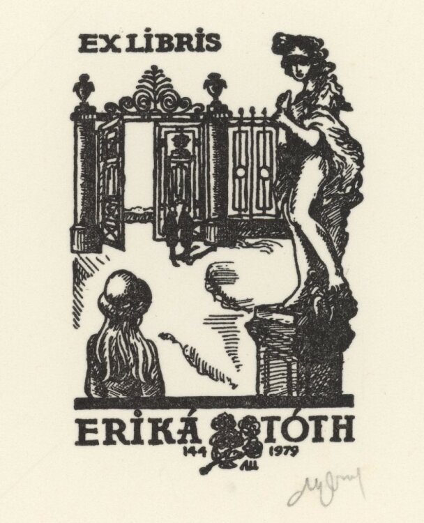 Setnjev - Ex Libris - o.J - Holzschnitt